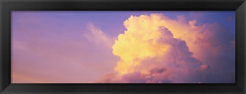 Framed Clouds in the sky at dusk, Hawaii, USA Print