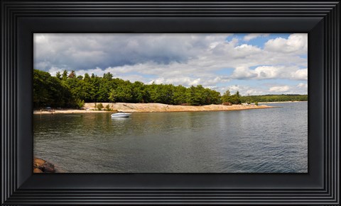 Framed Clouds over a lake, Killbear Provincial Park, Ontario, Canada Print