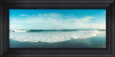 Framed View of the Atlantic Ocean at Fort Tilden beach, Queens, New York City, New York State, USA Print