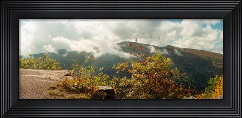 Framed Clouds over mountain range, Kaaterskill Falls area, Catskill Mountains, New York State, USA Print