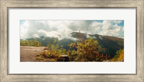 Framed Clouds over mountain range, Kaaterskill Falls area, Catskill Mountains, New York State, USA Print
