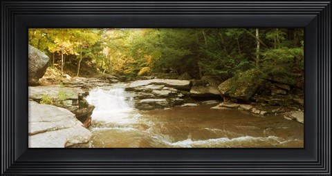 Framed Kaaterskill Falls stream, New York State Print