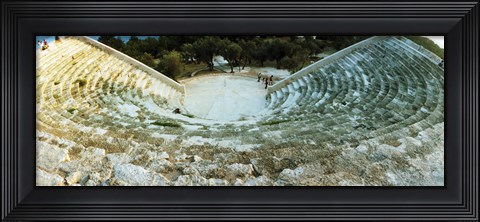 Framed Ancient antique theater in Kas, Antalya Province, Turkey Print