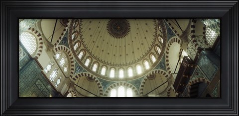 Framed Ceiling of Rustem Pasha mosque, Istanbul, Turkey Print