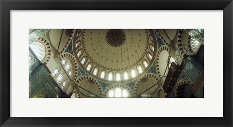 Framed Ceiling of Rustem Pasha mosque, Istanbul, Turkey Print