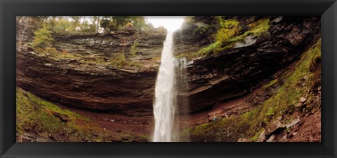 Framed Water falling from rocks, Kaaterskill Falls, Catskill Mountains, New York State Print