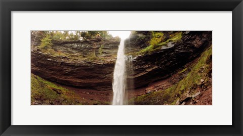 Framed Water falling from rocks, Kaaterskill Falls, Catskill Mountains, New York State Print