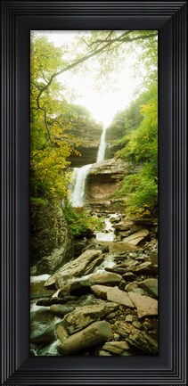 Framed Kaaterskill Falls in autumn, New York State Print