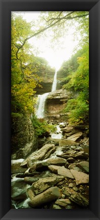 Framed Kaaterskill Falls in autumn, New York State Print