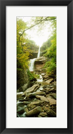 Framed Kaaterskill Falls in autumn, New York State Print