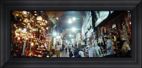 Framed Grand Bazaar, Istanbul, Turkey Print