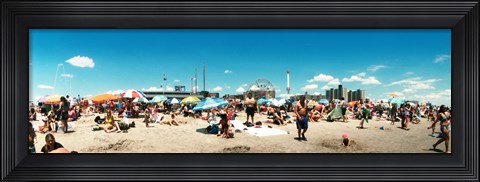Framed Performers at the Coney Island Mermaid Parade, Coney Island, Brooklyn, Manhattan, New York City, New York State, USA Print
