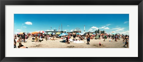 Framed Performers at the Coney Island Mermaid Parade, Coney Island, Brooklyn, Manhattan, New York City, New York State, USA Print