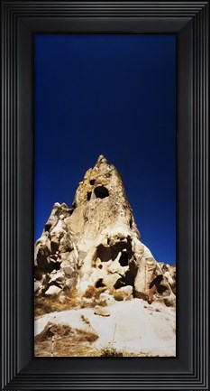 Framed Caves and fairy chimneys of Cappadocia, Central Anatolia Region, Turkey Print
