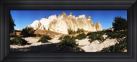 Framed Rock formations in Cappadocia, Turkey Print
