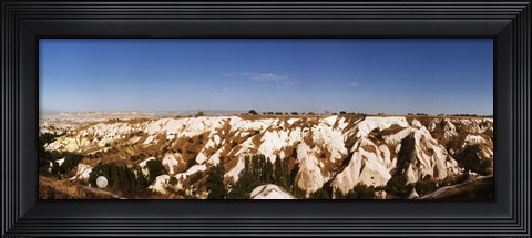 Framed Landscape of rocks, Cappadocia, Central Anatolia Region, Turkey Print