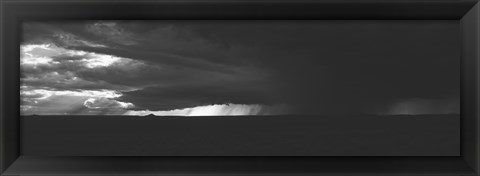 Framed Dark storm clouds in the sky, New Mexico, USA Print