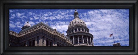 Framed Low angle view of the Texas State Capitol Building, Austin, Texas, USA Print