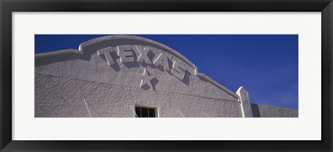 Framed Low angle view of a building, Marfa, Texas, USA Print