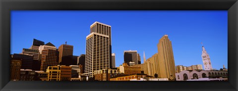 Framed Skyscrapers in a city, San Francisco, California, USA 2012 Print