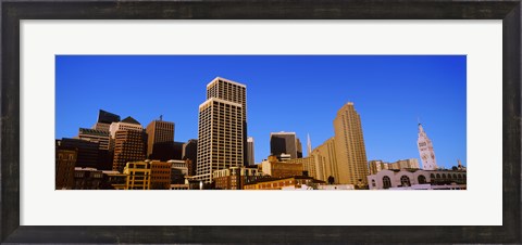 Framed Skyscrapers in a city, San Francisco, California, USA 2012 Print
