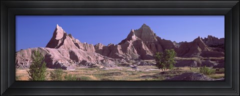 Framed Mountains at Badlands National Park, South Dakota, USA Print