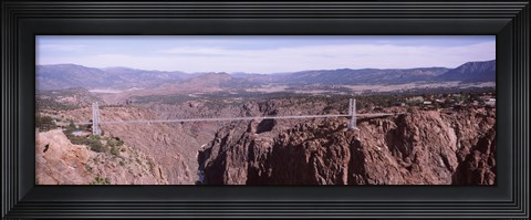 Framed Royal Gorge Suspension Bridge, Colorado, USA Print
