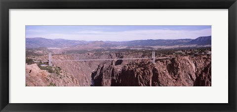 Framed Royal Gorge Suspension Bridge, Colorado, USA Print