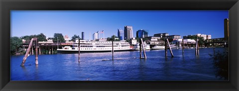 Framed Delta King Hotel, Sacramento, California Print