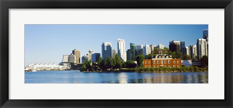 Framed City at the waterfront, Vancouver, British Columbia, Canada 2013 Print