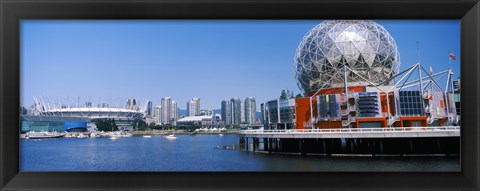 Framed Science Museum at the waterfront, Vancouver, Canada Print