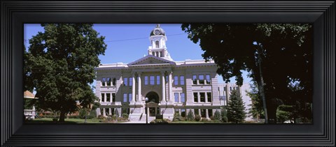 Framed Close Up of Missoula County Courthouse, Missoula, Montana Print