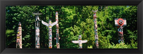 Framed Stanley Park, Vancouver, British Columbia, Canada Print