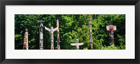 Framed Stanley Park, Vancouver, British Columbia, Canada Print
