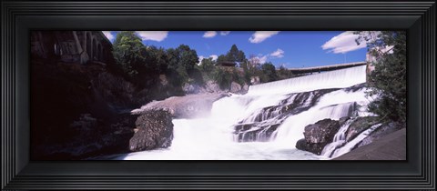 Framed Spokane Falls at Spokane River, Spokane, Washington State, USA Print