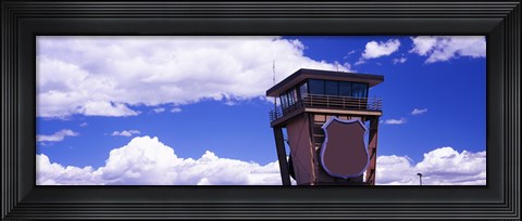 Framed High section view of railroad tower, Cheyenne, Wyoming, USA Print