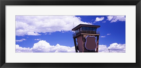 Framed High section view of railroad tower, Cheyenne, Wyoming, USA Print