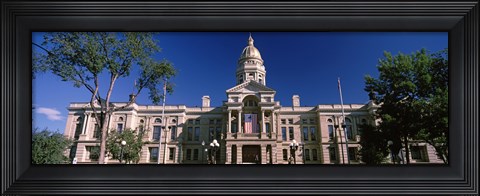 Framed Wyoming State Capitol Building, Wyoming, USA Print
