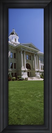 Framed Facade of a government building, Missoula County Courthouse, Missoula, Montana Print
