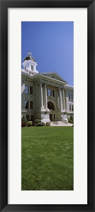 Framed Facade of a government building, Missoula County Courthouse, Missoula, Montana Print