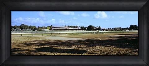 Framed Saratoga Racecourse at Saratoga Springs, New York State, USA Print