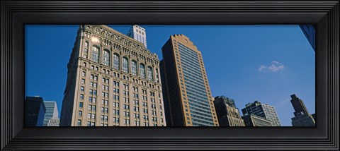 Framed Buildings in a downtown district, New York City, New York State, USA Print