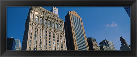 Framed Buildings in a downtown district, New York City, New York State, USA Print