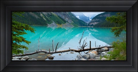Framed Reflections in Lake Louise, Banff National Park, Alberta, Canada Print