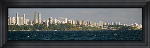 Framed Salvador skyline, Brazil Print