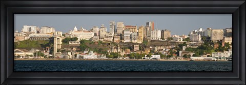 Framed City at the waterfront, Salvador, Bahia, Brazil Print
