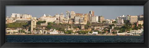 Framed City at the waterfront, Salvador, Bahia, Brazil Print