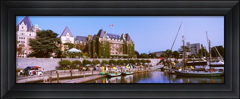 Framed Empress Hotel, Vancouver Island, Canada Print