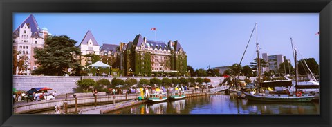 Framed Empress Hotel, Vancouver Island, Canada Print