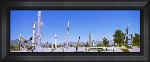 Framed White Sands Missile Range Museum, Alamogordo, New Mexico Print